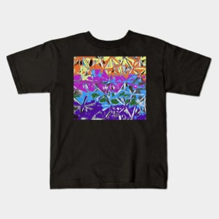 Abstract Rainbow Digital Art Kids T-Shirt